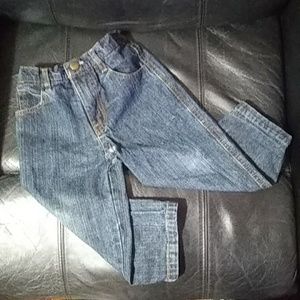"Fuel" Toddler Boy's Dark Wash Distressed Denim Straight Leg Blue Jeans